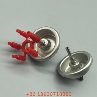 Valvola di ricarica del gas per accendino aerosol compatibile con bombolette di butano aerosol standard