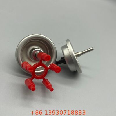 Valvola di ricarica del gas per accendino aerosol compatibile con il gruppo valvola di ricarica ad alta sicurezza