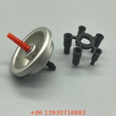 Adattatore valvola di ricarica butano in ottone resistente per fornelli e torce da campeggio commerciali con guarnizione a tenuta stagna