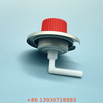 Valvola per fornello a gas portatile rossa ad alta visibilità per appassionati di attività all'aperto