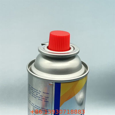 Valvola per fornello a gas portatile rossa ad alta visibilità per appassionati di attività all'aperto