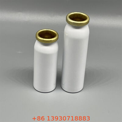Bombola aerosol in alluminio resistente con diametro del collo di 20 mm, design a tenuta stagna e leggero per uso cosmetico e farmaceutico