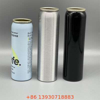 Contenitore di aerosol in alluminio con superficie esterna liscia per la stampa e costruzione a prova di perdite senza soluzione di continuità e riciclabile all'infinito