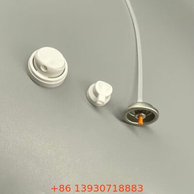 Valvola di spruzzo aerosol per shampoo secco con ugello di nebbia ultra-fine per prestazioni prive di residui e funzionamento a 360 gradi