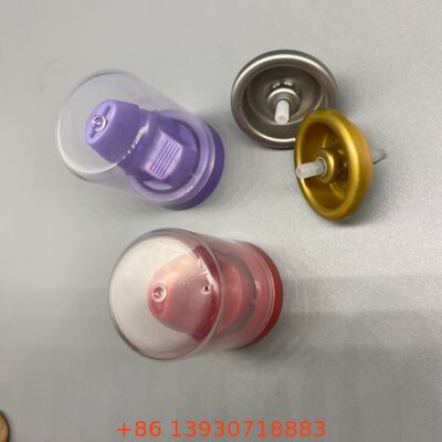 Sistema di distribuzione invertito Valvola aerosol per capelli con alluminio resistente alla corrosione e funzionalità a 360 gradi