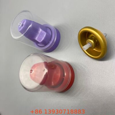 Sistema di distribuzione invertito Valvola aerosol per capelli con alluminio resistente alla corrosione e funzionalità a 360 gradi