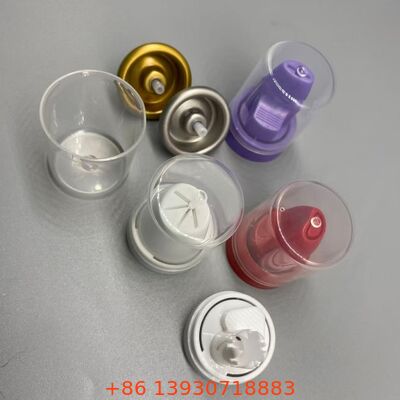 Valvola spray aerosol resistente alla corrosione in alluminio con funzionalità a 360 gradi per mousse per capelli