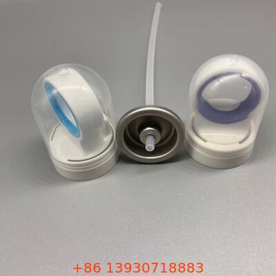 Valvola aerosol per la protezione solare con guarnizione antiperdita con copertura igienica e funzionamento a 360 gradi per lo spray di protezione solare