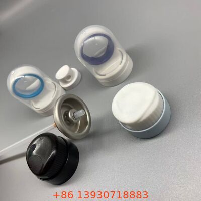 Valvola aerosol per la protezione solare con ugello resistente al blocco, sigillo a prova di perdite e funzionamento a 360 gradi per i prodotti di spray per la cura del sole