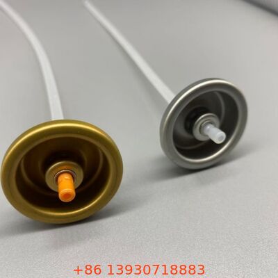 Valvola di spruzzo a corpo aerosol a prova di perdite e resistente agli intasamenti con tecnologia di distribuzione a 360° e adatta universalmente alle lattine di alluminio standard