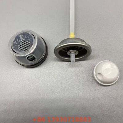 Valvola di spruzzatura del corpo a deodorante a prova di perdite e resistente agli intasamenti con tecnologia di distribuzione a 360 ° e adatta universalmente alle lattine di alluminio standard