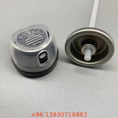 Valvola di spruzzatura del corpo a deodorante a prova di perdite e resistente agli intasamenti con tecnologia di distribuzione a 360 ° e adatta universalmente alle lattine di alluminio standard