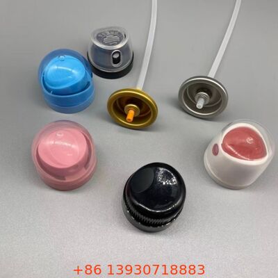 Valvola di spruzzatura del corpo a deodorante a prova di perdite e resistente agli intasamenti con tecnologia di distribuzione a 360 ° e adatta universalmente alle lattine di alluminio standard