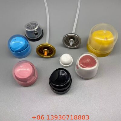 Valvola di spruzzo per il corpo in aerosol con distribuzione a 360°, sigillo a prova di perdite e dimensione di un pollice per applicazioni di deodorante e profumo