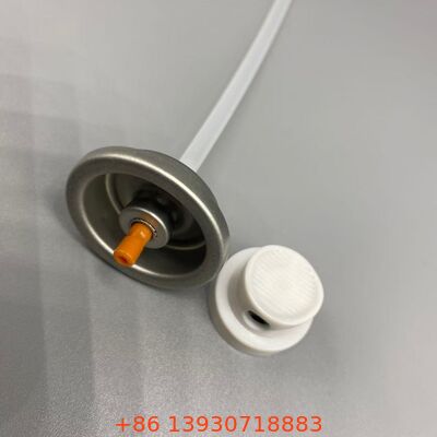 Valvola per colla per capelli aerosol con tecnologia di uscita controllata per ugello anti-intasamento