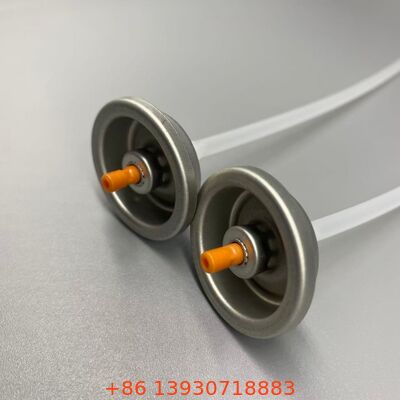 Valvola adesiva aerosol per capelli con ugello anti-intasamento a nebbia di precisione e costruzione resistente ai prodotti chimici per uso in salone