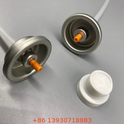 Valvola di spruzzo aerosol professionale con ugello anti-intasamento a nebbia di precisione e costruzione resistente ai prodotti chimici per colla e adesivo per capelli