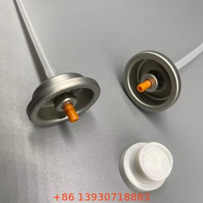 Valvola di spruzzo aerosol professionale con ugello anti-intasamento a nebbia di precisione e costruzione resistente ai prodotti chimici per colla e adesivo per capelli
