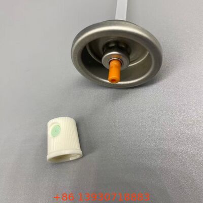 Valvola di spruzzo aerosol professionale con ugello anti-intasamento a nebbia di precisione e costruzione resistente ai prodotti chimici per colla e adesivo per capelli