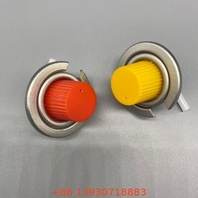 Heavy-Duty 1-Inch Outdoor Cooking Stove Valve with Red Cover