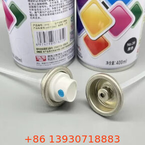 Valvola di spruzzo di vernice femminile e set di attuatori con finitura rivestita per abbinamento dei colori