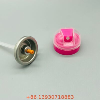 Valvola aerosol di precisione per lo spray del corpo del deodorante con design a prova di perdite, molla in acciaio inossidabile e lunghezza del tubo di immersione personalizzabile