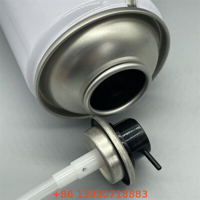 Valvola di spruzzo aerosol a 360 gradi per la distribuzione a capofitto e il controllo del flusso ad alta viscosità