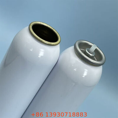 Sacchetto per bombola in alluminio su sistema aerosol a valvola per prodotti liquidi con design ecologico senza propellente