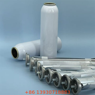 Sacchetto per bombola in alluminio su sistema aerosol a valvola per prodotti liquidi con design ecologico senza propellente