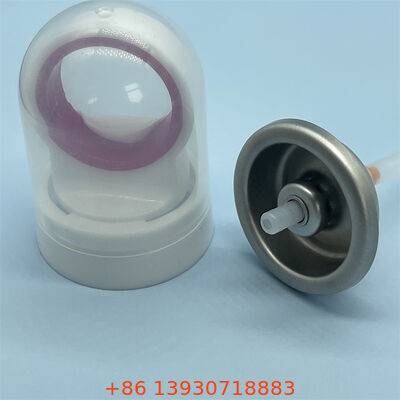 Valvola aerosol per la protezione solare da un pollice con ugello resistente all' intasamento e funzionamento a 360 gradi per la protezione di tutto il corpo