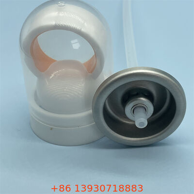 Valvola aerosol per la protezione solare da un pollice con ugello resistente all' intasamento e funzionamento a 360 gradi per la protezione di tutto il corpo