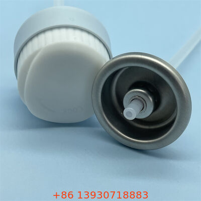 Valvola aerosol per la protezione solare da un pollice con ugello resistente all' intasamento e funzionamento a 360 gradi per la protezione di tutto il corpo