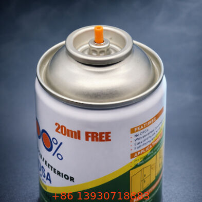 Valvola per vernice spray aerosol maschio ad alta tenuta con design a colori pre-finito