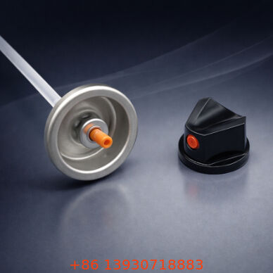 Valvola per vernice spray aerosol maschio con tenuta potenziata e finitura in tinta