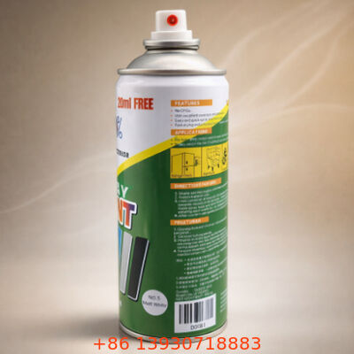 Valvola di vernice aerosol maschile raffinata con forte tenuta e finitura precolorata