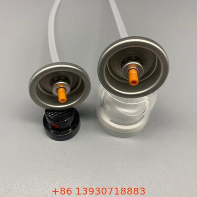 Valvola spray per shampoo secco aerosol con tecnologia di dispersione delle polveri fini