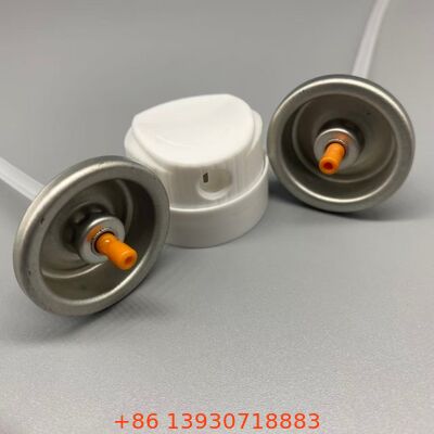 Valvola aerosol per shampoo secco con attuatore per un'applicazione mirata sulle radici