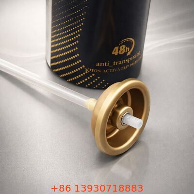 Valvola per aerosol deodorante in alluminio da un pollice con controllo di spruzzo di precisione per cura personale a nebbia fine