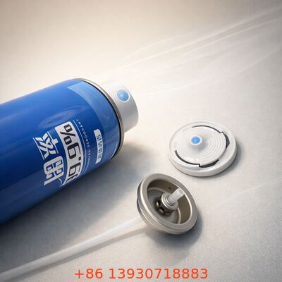 Valvola aerosol antibatterica da un pollice con progettazione resistente agli intasamenti per il controllo del deodorante e dell'odore