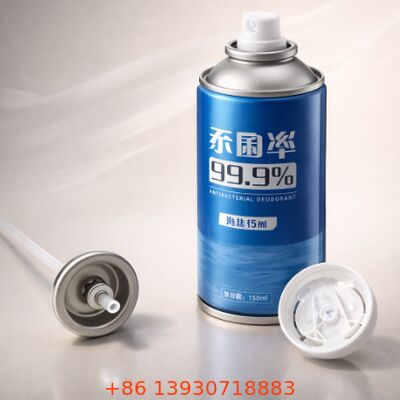 Valvola aerosol antibatterica da un pollice con progettazione resistente agli intasamenti per il controllo del deodorante e dell'odore