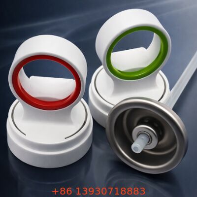 Valvola di pompa per protezione solare con distribuzione controllata, costruzione in latta e plastica per varie formulazioni di lozioni