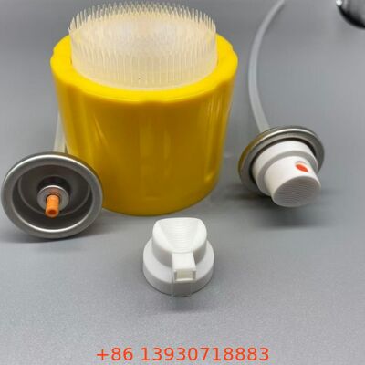 Valvola Aerosol Detergente Schiumogeno Professionale con Cappuccio Spazzola per Dettagli Auto