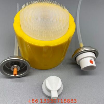 Tappo erogatore per detergente schiumogeno, tappo a pressione per schiuma per liquidi per la pulizia domestica, imballaggio standard per erogazione di schiuma