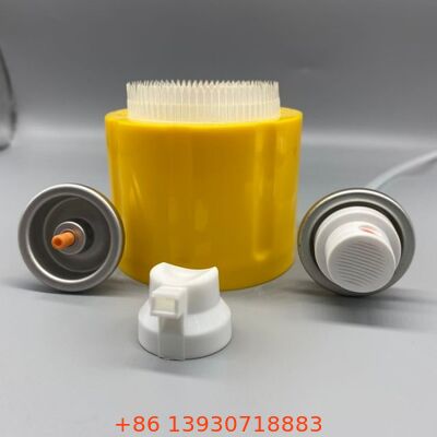 Valvola Aerosol Detergente Schiumogeno Professionale con Cappuccio Spazzola per Dettagli Auto