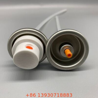 Sistema di valvole aerosol da 1 pollice con cappuccio a pennello per prodotti spray per la pulizia della schiuma