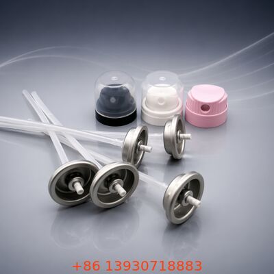 Valvola aerosol per shampoo secco a base di polvere di stagno per uso verticale o inverso e formulazioni a base di alcol