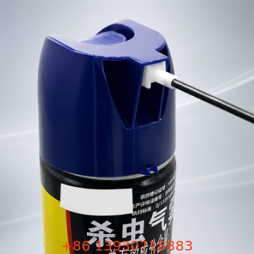 Cappuccio aerosol in plastica da 65 mm con tubo di estensione per la direzione di spruzzatura controllata