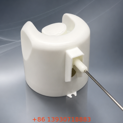 Cappuccio aerosol in plastica da 65 mm con tubo di estensione per la direzione di spruzzatura controllata