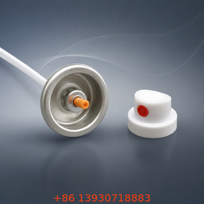 Valvola spray maschio per vernice aerosol con finitura liscia con nebulizzazione fine e finitura in tinta resistente ai raggi UV