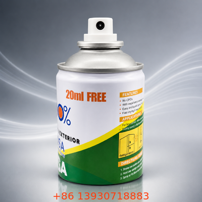 Valvola spray maschio per vernice aerosol con finitura liscia con nebulizzazione fine e finitura in tinta resistente ai raggi UV